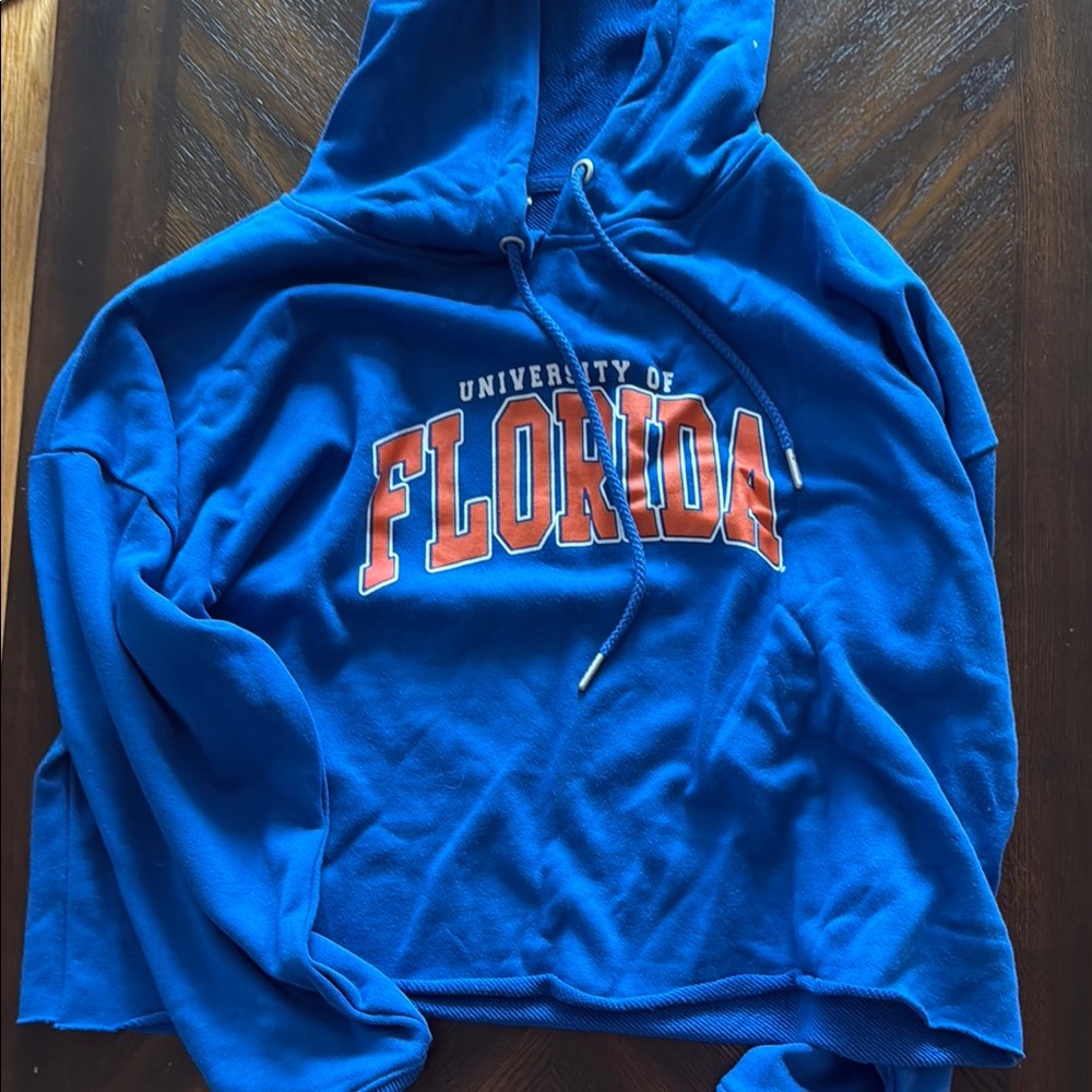 University of Florida Crop Blue Hoodie